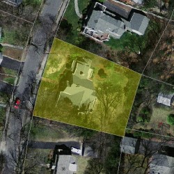 26 White Oak Rd, Newton, MA 02468 aerial view