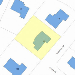 149 Greenwood St, Newton, MA 02459 plot plan