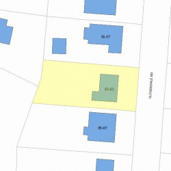 63 Cloverdale Rd, Newton, MA 02461 plot plan