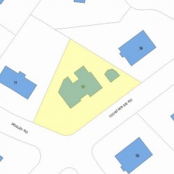 53 Countryside Rd, Newton, MA 02459 plot plan