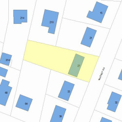 27 Whitney Rd, Newton, MA 02460 plot plan