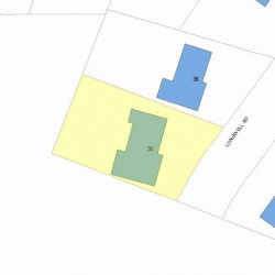 30 Longwell Rd, Newton, MA 02462 plot plan