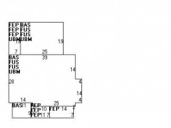 607 Washington St, Newton, MA 02458 floor plan