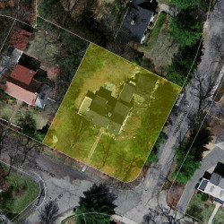 22 Roslyn Rd, Newton, MA 02468 aerial view