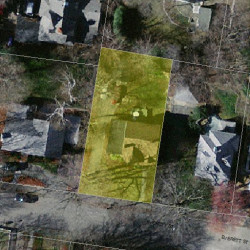 51 Everett St, Newton, MA 02459 aerial view