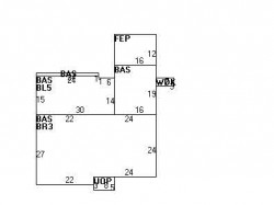 44 Sharpe Rd, Newton, MA 02459 floor plan