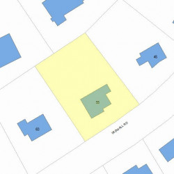 55 Wiswall Rd, Newton, MA 02459 plot plan