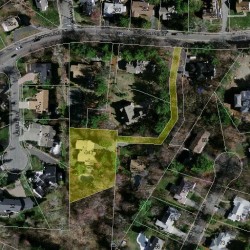 343 Brookline St, Newton, MA 02459 aerial view