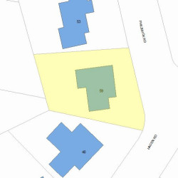 59 Philbrick Rd, Newton, MA 02459 plot plan