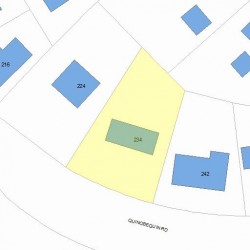 234 Quinobequin Rd, Newton, MA 02468 plot plan