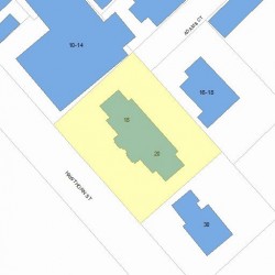 20 Hawthorn St, Newton, MA 02458 plot plan