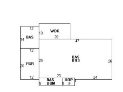 57 Clifton Rd, Newton, MA 02459 floor plan