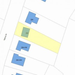 232 Grove St, Newton, MA 02466 plot plan