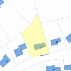 131 Annawan Rd, Newton, MA 02468 plot plan