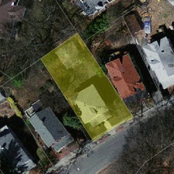 135 Rowe St, Newton, MA 02466 aerial view