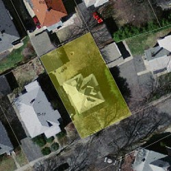 11 Rossmere St, Newton, MA 02460 aerial view