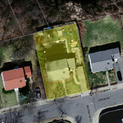 42 Larkin Rd, Newton, MA 02465 aerial view