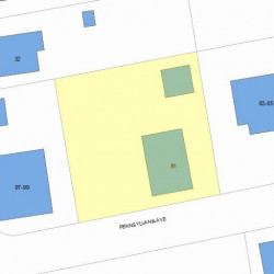 91 Pennsylvania Ave, Newton, MA 02464 plot plan