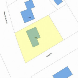 188 Quinobequin Rd, Newton, MA 02468 plot plan