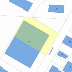 141 Needham St, Newton, MA 02464 plot plan