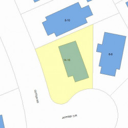 14 Cotter Rd, Newton, MA 02468 plot plan