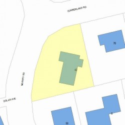 42 Murray Rd, Newton, MA 02465 plot plan