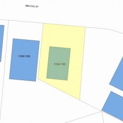 1100 Beacon St, Newton, MA 02461 plot plan