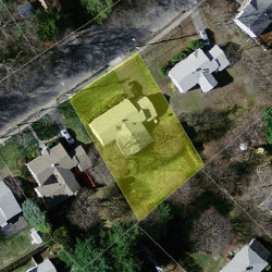 56 Wiswall Rd, Newton, MA 02459 aerial view