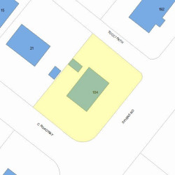 184 Spiers Rd, Newton, MA 02459 plot plan