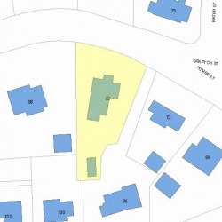 82 Homer St, Newton, MA 02459 plot plan