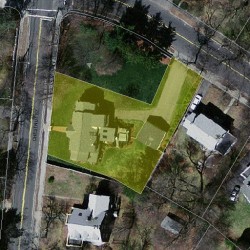 702 Chestnut St, Newton, MA 02468 aerial view