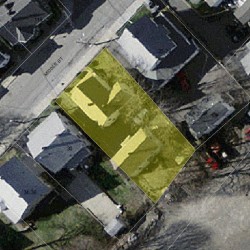 28 Middle St, Newton, MA 02458 aerial view