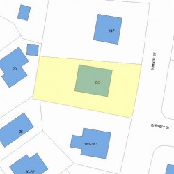 155 Sumner St, Newton, MA 02459 plot plan