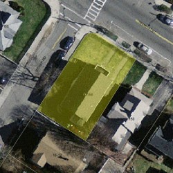 156 Tremont St, Newton, MA 02458 aerial view