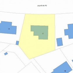 17 Stafford Rd, Newton, MA 02459 plot plan