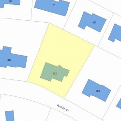 472 Dudley Rd, Newton, MA 02459 plot plan