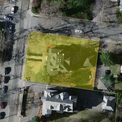 1032 Centre St, Newton, MA 02459 aerial view
