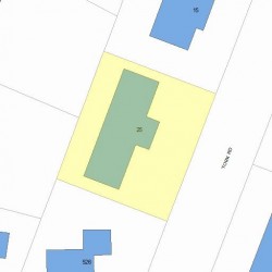 25 York Rd, Newton, MA 02468 plot plan