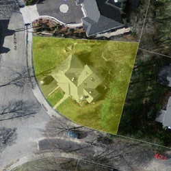 15 Wendell Rd, Newton, MA 02459 aerial view