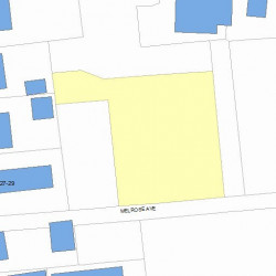 17 Melrose Ave, Newton, MA 02466 plot plan