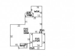 16 Considine Rd, Newton, MA 02459 floor plan