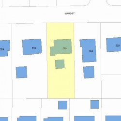 510 Ward St, Newton, MA 02459 plot plan