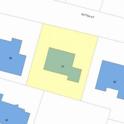 48 Cotton St, Newton, MA 02458 plot plan