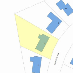 15 Edgewater Park, Newton, MA 02466 plot plan