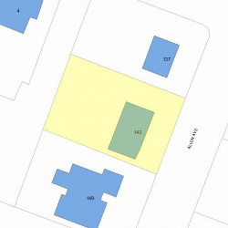 143 Allen Ave, Newton, MA 02468 plot plan