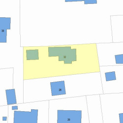 32 Webster Ct, Newton, MA 02459 plot plan