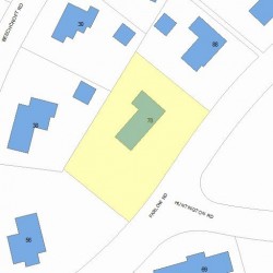 78 Farlow Rd, Newton, MA 02458 plot plan