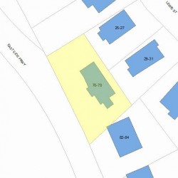 76 Side Pkwy, Newton, MA 02458 plot plan