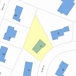 93 Ruane Rd, Newton, MA 02465 plot plan