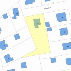 88 Forest St, Newton, MA 02461 plot plan